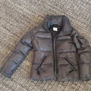 SAM. Puffer Jacket in Charcoal Gray